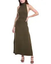 WeWoreWhat Open Back Halter Maxi Dress