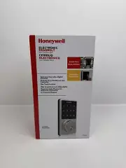 Honeywell Electronic Deadbolt Touchscreen Door Locks Satin Nickel (8733500) New!