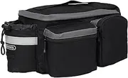 Roswheel 14024 Convertible Bike Bicycle Rear Rack Seat Pannier Trunk Bag with Cup Holder