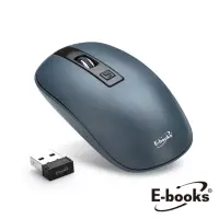在飛比找momo購物網優惠-【E-books】M69 設計款超靜音無線滑鼠