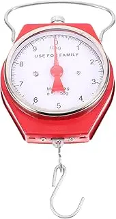 [VANZACK] Fishing Scale Fish Scale Electronic Hook Scale Electronic Weighing Scale Kitchen Hanging Scale Hanging Weight Scale Crane Digital Scale Luggage Scale Spring Dial Scale Red Metal