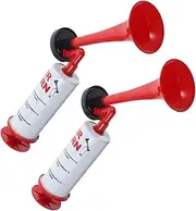 BESPORTBLE 2pcs Soccer Party Favors Party Celebration Horn Fans Horn Noise Maker Props Hand Push Pump Hand Push Trumpet Soccer Fan Trumpet Hand Push Cheer Horn Cheering Horn Abs Air Hand Pump