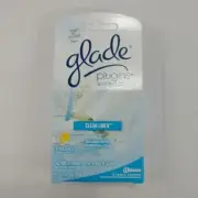 GLADE PLUGINS 3 REFILLS CLEAN LINEN AIR FRESHENER DISCONTINUED