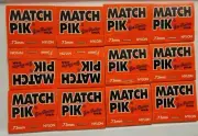 12 Packs Match Pik Dunlop Guitar Picks 0.73mm Nylon NEW (72 picks)
