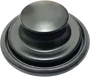 3.35 Inch Black Kitchen Sink Stopper for Garbage Disposal Stopper, Stainless Garbage Disposal Plug Fits Standard Kitchen Drain Size of 3 1/2 Inch, for Insinkerator, Kitchenaid, Kohler, Waste King