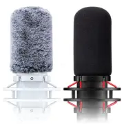 Microphone Windscreen Pop Filter Compatible with HyperX QuadCast - Mic Foam C