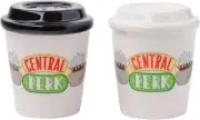 Friends Central Perk To-Go Cups Ceramic Salt and Pepper Shaker Set