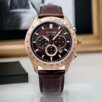 在飛比找momo購物網優惠-【CITIZEN 星辰】Chronograph系列 光動能三