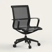 Recess Meeting Room Chair | Ergonomic Office Chair | Mesh Office Chair | Conference Room Chair, Night