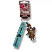 Tokidoki Chocolate Donutella Keychain Key Ring Wrist Strap Charm