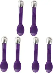 FRCOLOR 3sets Mini Facial Mask Spoon Eye Massage Beauty Supplies Metal Material for Women's Eye Care 2pcs*3