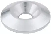 Allstar Countersunk Washer Number 10 Hole 1 in OD Aluminum Natural Set 10 18660