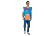 Kelloggs Unisex Adult Rice Krispies Cereal Box Costume Tabard (Blue/White/Red) (One Size)