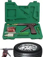 Tubeless Patch Kit - Puncture Seal Kit, Tubeless Fix Tool | Instantly Plugs Tire Holes, Prevents Air Leaks, Ensures Reliiable Performance for Motorcycles, Suvs, Atvs, Heavy Duty Automotive Application