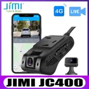 Jimi JC400 4G 1080P Car Dual DashCam Live Video GPS Tracking WiFi DVR Recorder