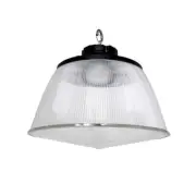 RUN BISON High Bay Lights 10.24" Integrated Dimmable UFO LED PC Cover LensBlack