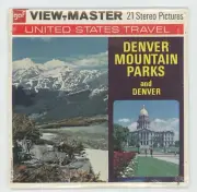 Denver Mountain Parks and Denver Colorado 1972 View-Master Packet A-324 Sealed