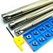 Metal Milling Tool Holder Double Sided Bar Durable Steel CNC Machine Insert Part