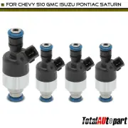 4Pcs Fuel Injector for Chevrolet S10 Cavalier GMC Sonoma Isuzu Pontiac Saturn (for: Isuzu)