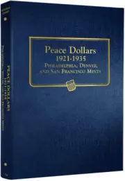 Whitman US Peace Dollar Coin Album 1921-1935 #9130