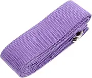 Gogogmee Yoga Assisted Stretch Belt Yoga Rope Belt Pinion Gears Tension Belt Yoga Belt Auxiliary Supplies Stretch Belt Fitness Belt Stretch Belt Belt Polyester Cotton Lavender