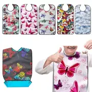 Adult Bib for Messy Eaters Elderly Mealtime Clothing Protector Elegant