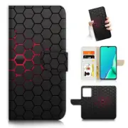 ( For Optus X Tap 3 ) Wallet Flip Case Cover AJ23980 Abstract Cell