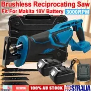 Cordless Wood Metal Reciprocating Saber Saw With Battery Charger For Makita 18V