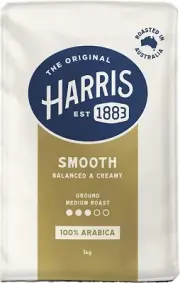 Harris Smooth Ground Coffee, 1kg | FREE SHIPPING