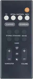 VDQ7630 Replacement Remote Control Yamaha VDQ7630 SR-B20A SR-B20ABL SR-C20A SR-C