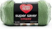 Red Heart Ombre Yarn, Green Apple