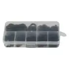 364pcs Nylon Flat Washers+Box Rings Gasket Metric M2-M8 Bolt Screw Assortment