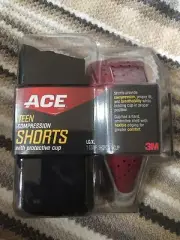 ACE Teen Compression Shorts with Protective Cup LG/XL