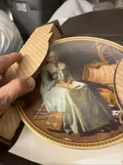 Norman Rockwell "Reminiscing in the Quiet" collector plate