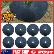 Mulch Ring Tree Protector Mats Shrub Tree Guard Weeding Pad 12PCS 42cm Kit