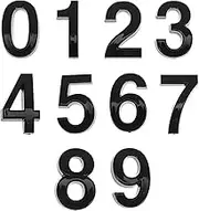 SEWACC 10Pcs Replaceable Door Numbers Multi Function Clock Numbers Easy to Install Durable for Homes Hotels and Commercial Spaces
