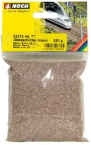 HO Scale Scenery - 09372 - Ballast, brown, 250 g