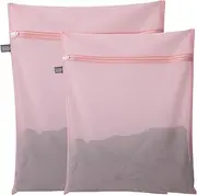 Kimmama Laundry Bag Mesh Wash Bags, Washing Machine Wash Bag, Net Washer Sack with Zipper, Dryer Pouch for Cleaning and Drying Cloths, Garment, Delicates, T-shirt, Underwear, Bra, Pant, Small Toys