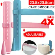 Adjustable Fondant Cake Scraper Icing Piping Cream Spatula Edges Smoother Craft