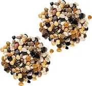 BESPORTBLE 2 Pack of Stones Pebbles for Fish Tank Decorative Landscape Rocks Aquarium Accessories Decor