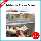 Refrigerator Storage Fridge Food Egg Box Rack Drawer Shelf Kitchen Organizer