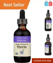 Concentrated Vanilla Stevia Drops - Sugar-Free, Perfect for Keto & Vegan Diets