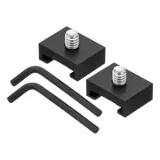 Cold Shoe Mount Adapter with 1/4" Thread Cold Shoe Bracket for DSLR Camera, 2pcs