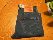LEVIS 511 SLIM FIT DARK WASH STRETCH JEANS NWT 28 X 32 VERY NICE!