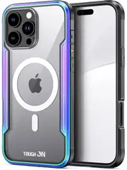 Tough On Iron Shield Phone Case with MagSafe for iPhone 16 Pro Max - Iridescent