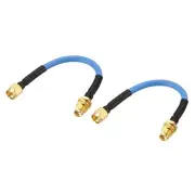 SMA Extension Cable SMA Male to SMA Female RF Coax Cable RG402 0.1M/0.33Ft 2pcs