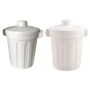 for Creative Mini Desktop Trash Can Tabletop Plastic Waste Bin with Lid Paper