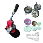 1'' (25mm) Pin Round Button Badge Maker Machine for DIY Making Badge Kit Newly
