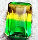 Emerald Natural Tourmaline Doublet Crystal 75.40 Ct Certified Loose Gemstone