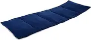 Outdoor Sun Lounger Chair Cushion Non Slip Back Elastic Mattress for Garden Patio Indoor Sofa Car Seat Blue C 190 * 71cm